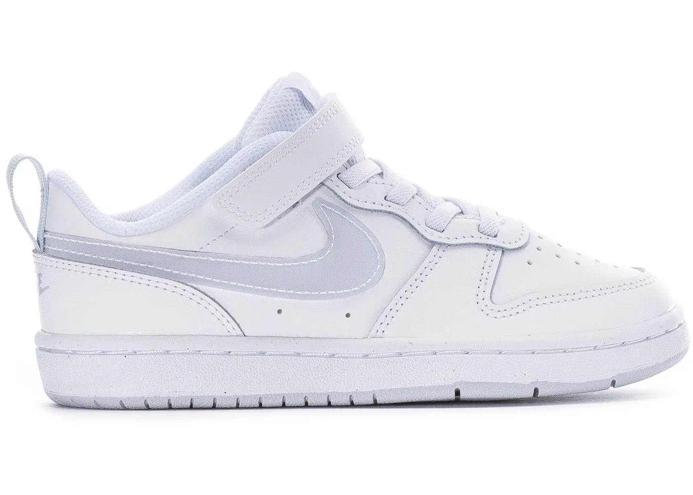 Детские кроссовки с кожаным верхом Nike Court Borough Low 2 Nike, White Aura White