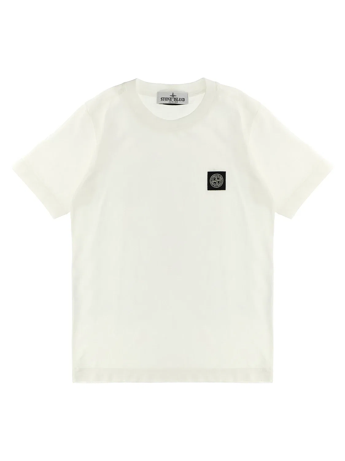 Футболка с логотипом «Compass» Stone Island Junior, белый