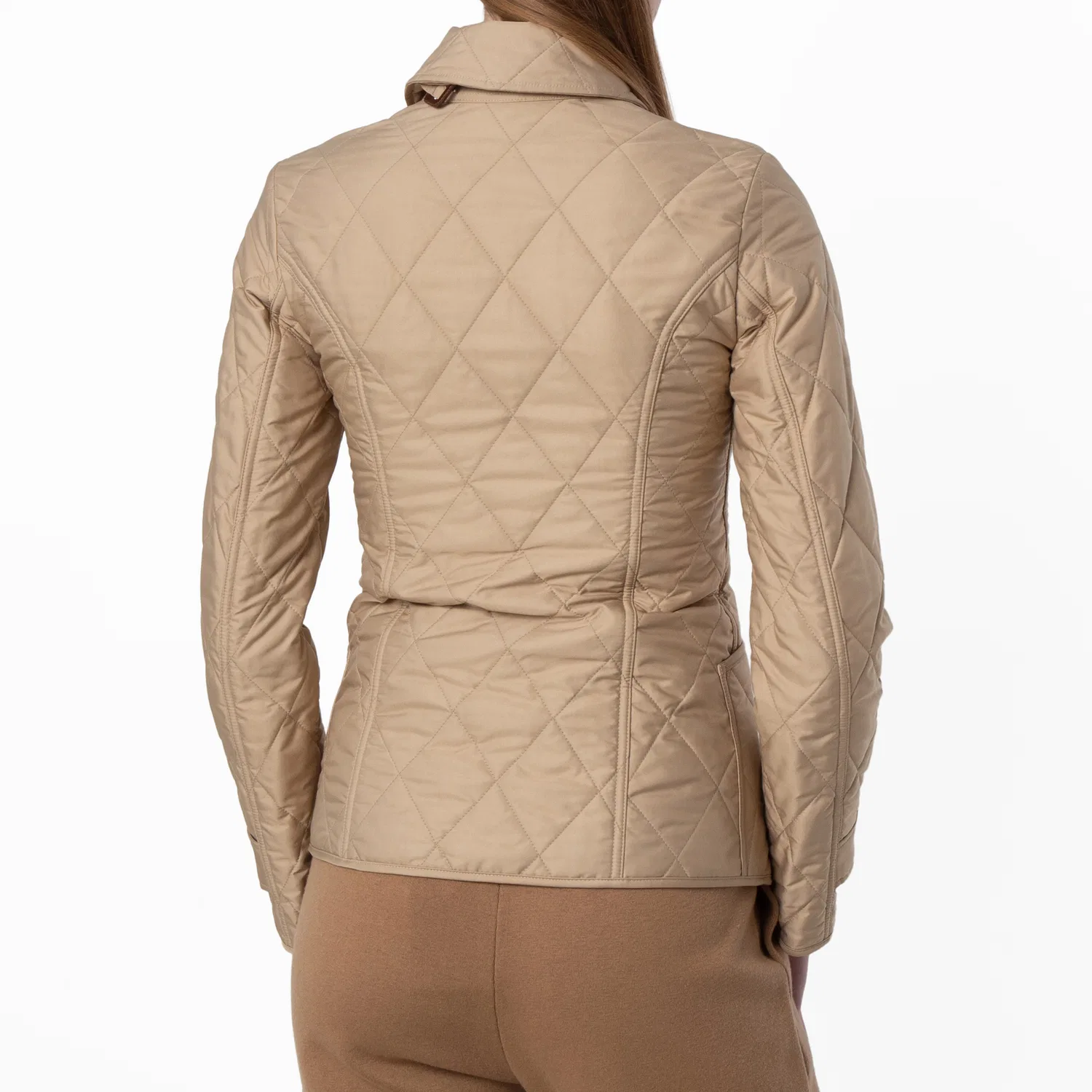 Женский стеганый терморегулируемый жакет Diamond Quilted Thermoregulated Jacket Burberry, New Chino — фото 2