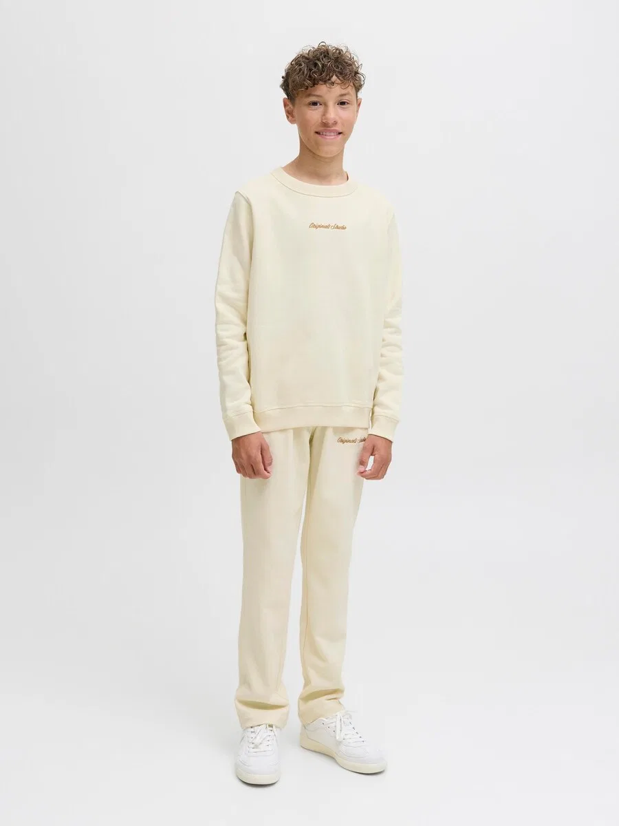Детская толстовка 'JORNORREBRO' из белой шерсти Jack & Jones Junior — фото 4