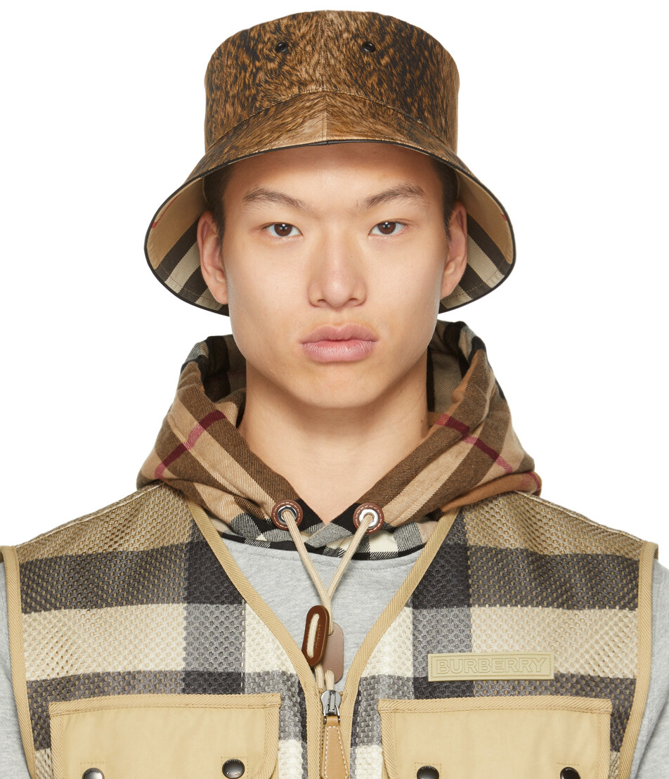 

Панама с меховым принтом Burberry