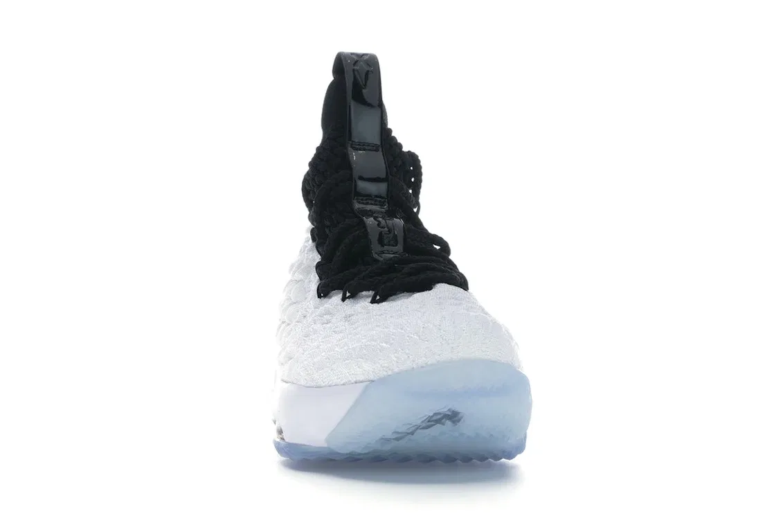 Детские кроссовки для мальчиков с принтом Nike LeBron 15, White/Black — фото 2