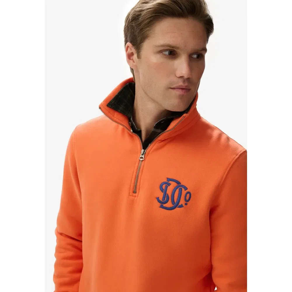 Свитер с полузастежкой-молнией Neon Superdry, оранжевый — фото 4