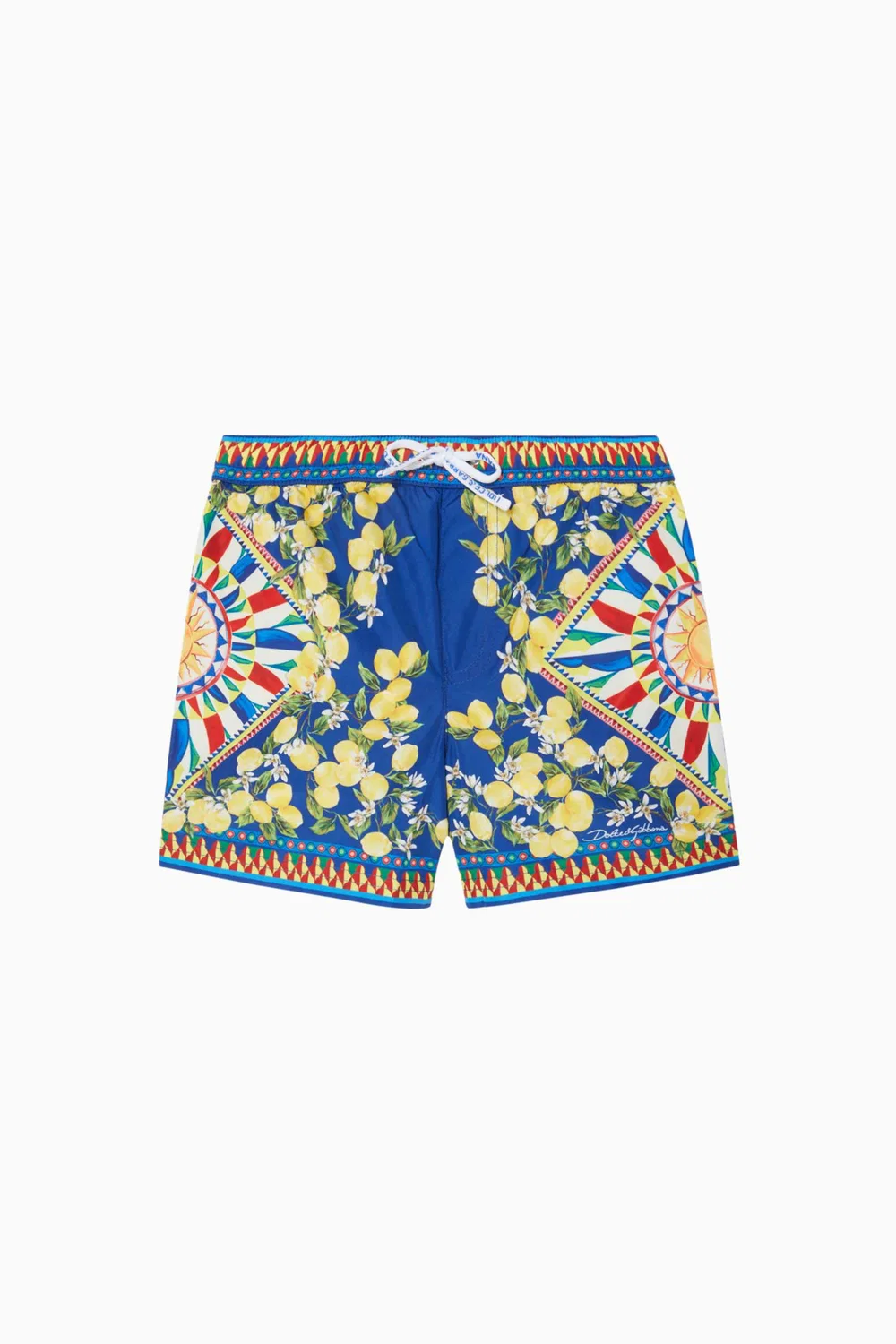 Шорты для плавания с принтом Carretto, Dolce & Gabbana