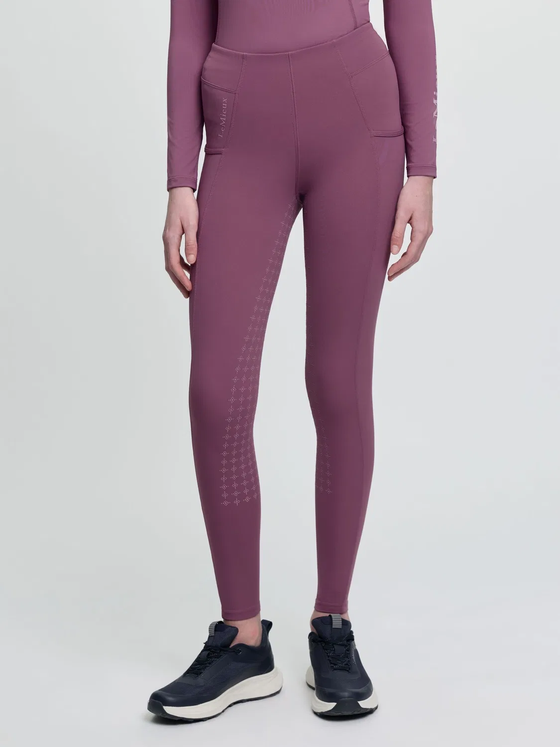 Леггинсы для верховой езды LeMieux Orla Pull Ons, темно-розовый — фото 3