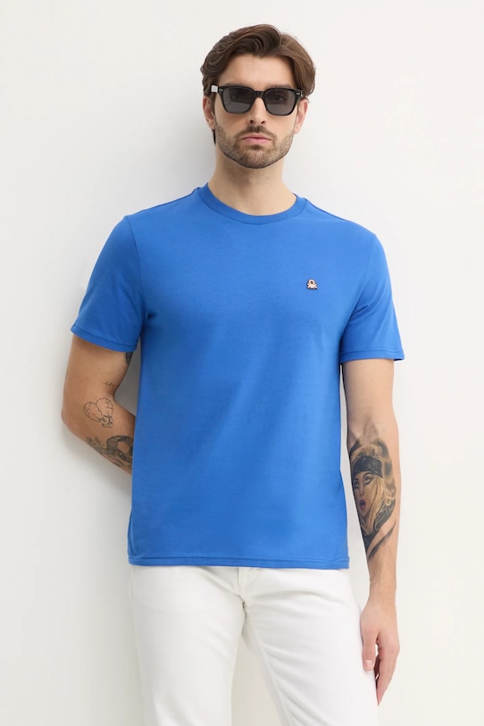 

Хлопковая футболка United Colors Of Benetton, фиолетовый