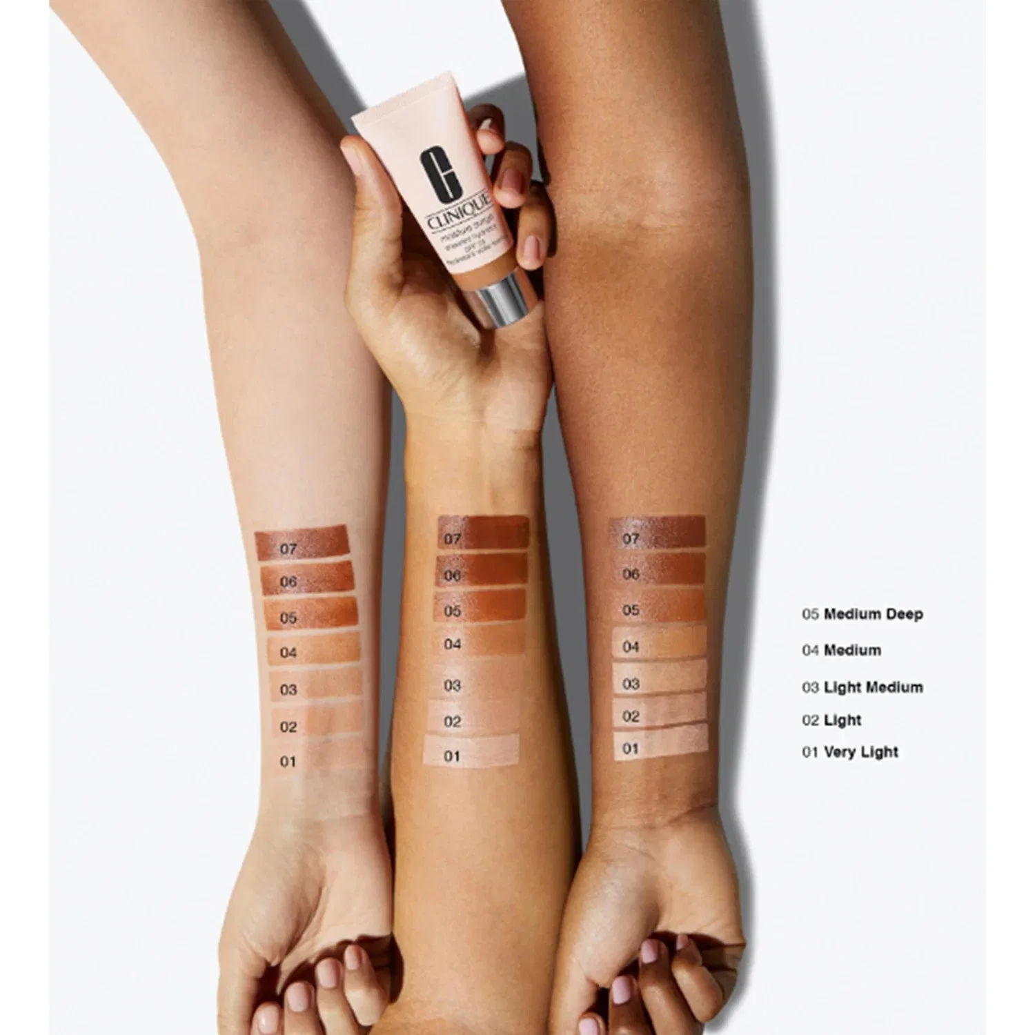 BB-крем CLINIQUE Moisture Surge Sheer Tint Hydrator SPF 25, 40 мл, Very Light — фото 4