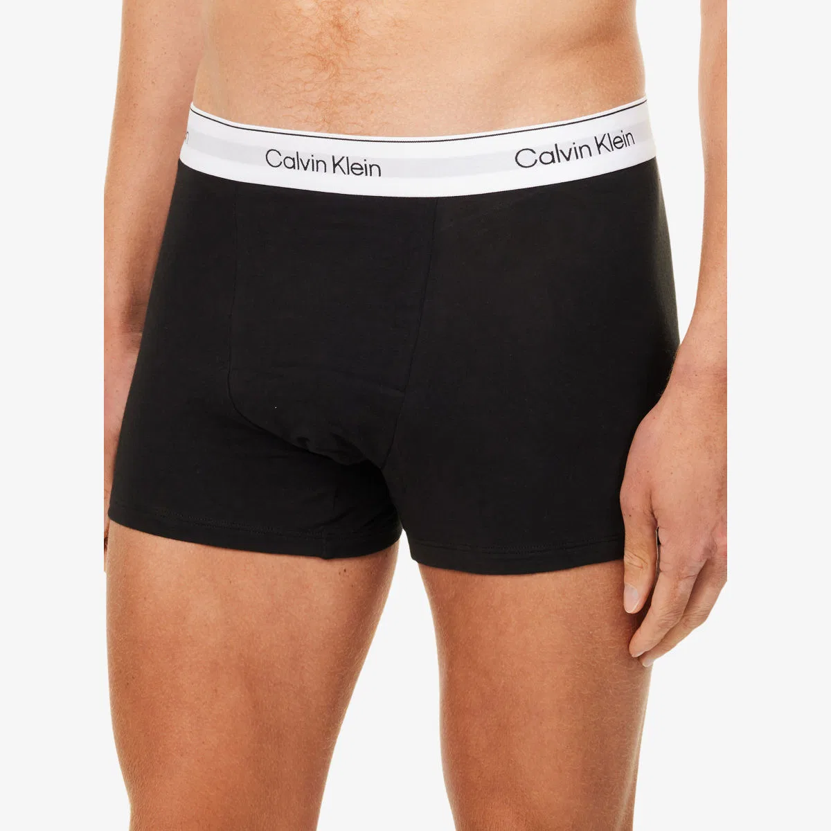 Набор Icon из пяти плавок из эластичного хлопка Calvin Klein, черный — фото 4