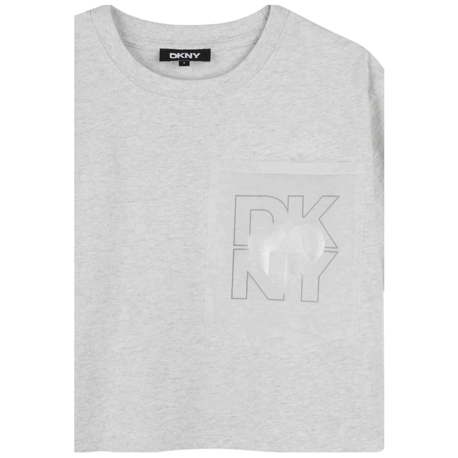 Детская футболка с коротким рукавом Dkny, Цвет: Grau — фото 3