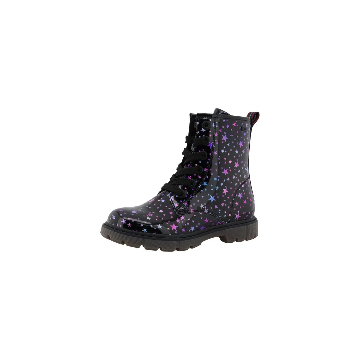 Детские высокие ботинки с принтом TOM TAILOR, Black Multicolor