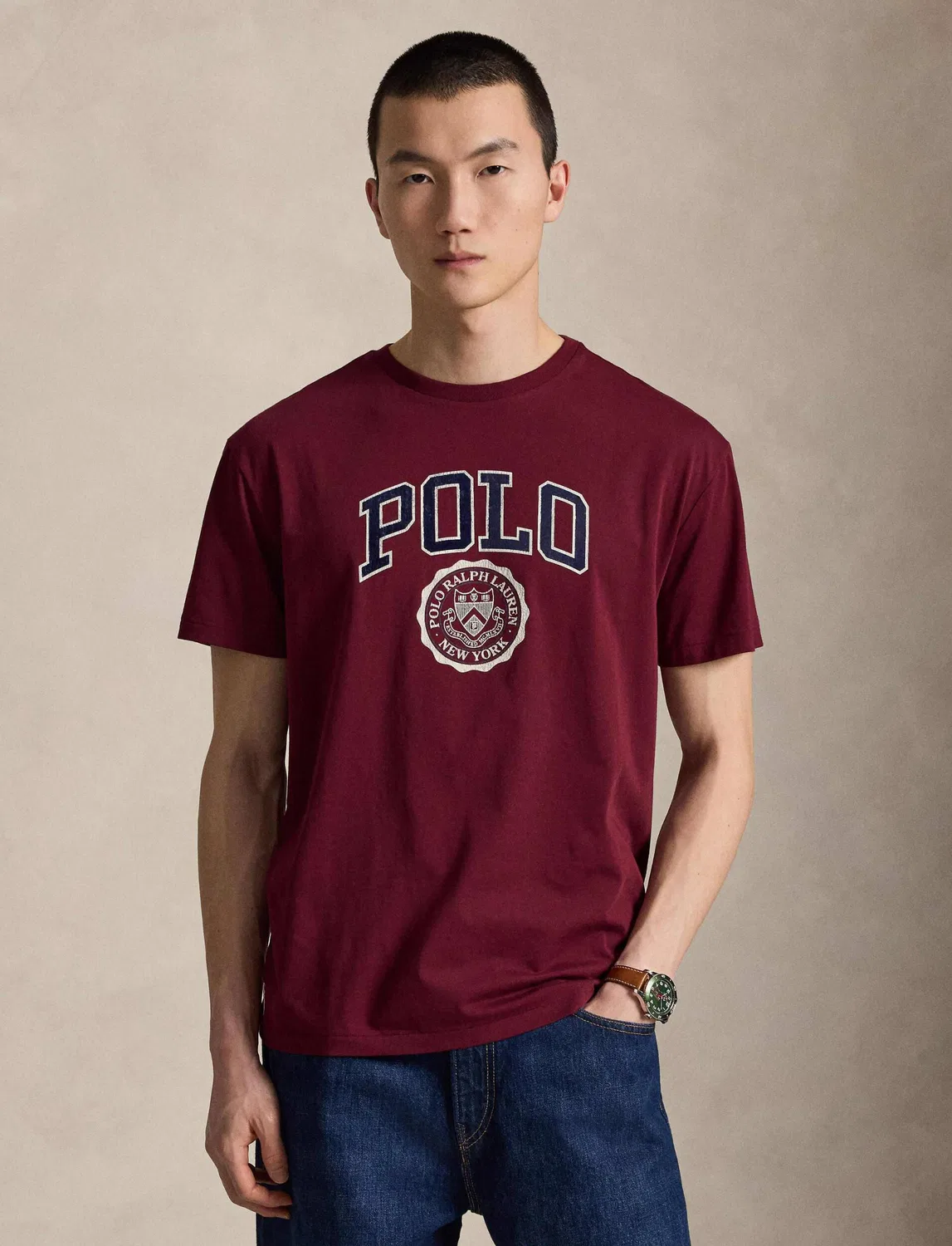 Футболка с круглым вырезом Polo Ralph Lauren, Bordeaux