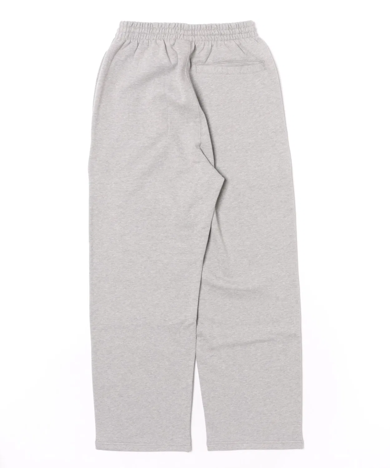 Мужские широкие брюки свободного кроя с открытым низом Trefoil Essentials Openhem Pant Adidas, Серый — фото 2