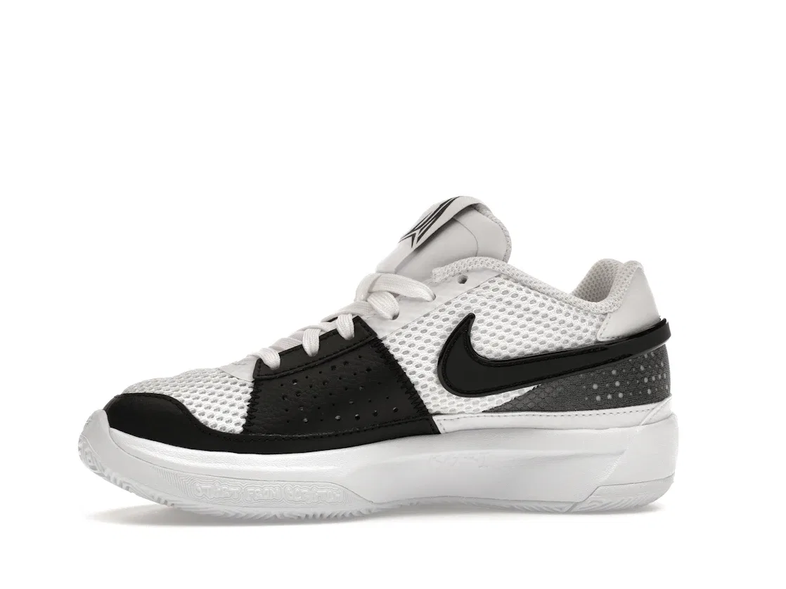 Детские кроссовки для мальчиков с принтом Nike Ja 1, White/White/Black — фото 3