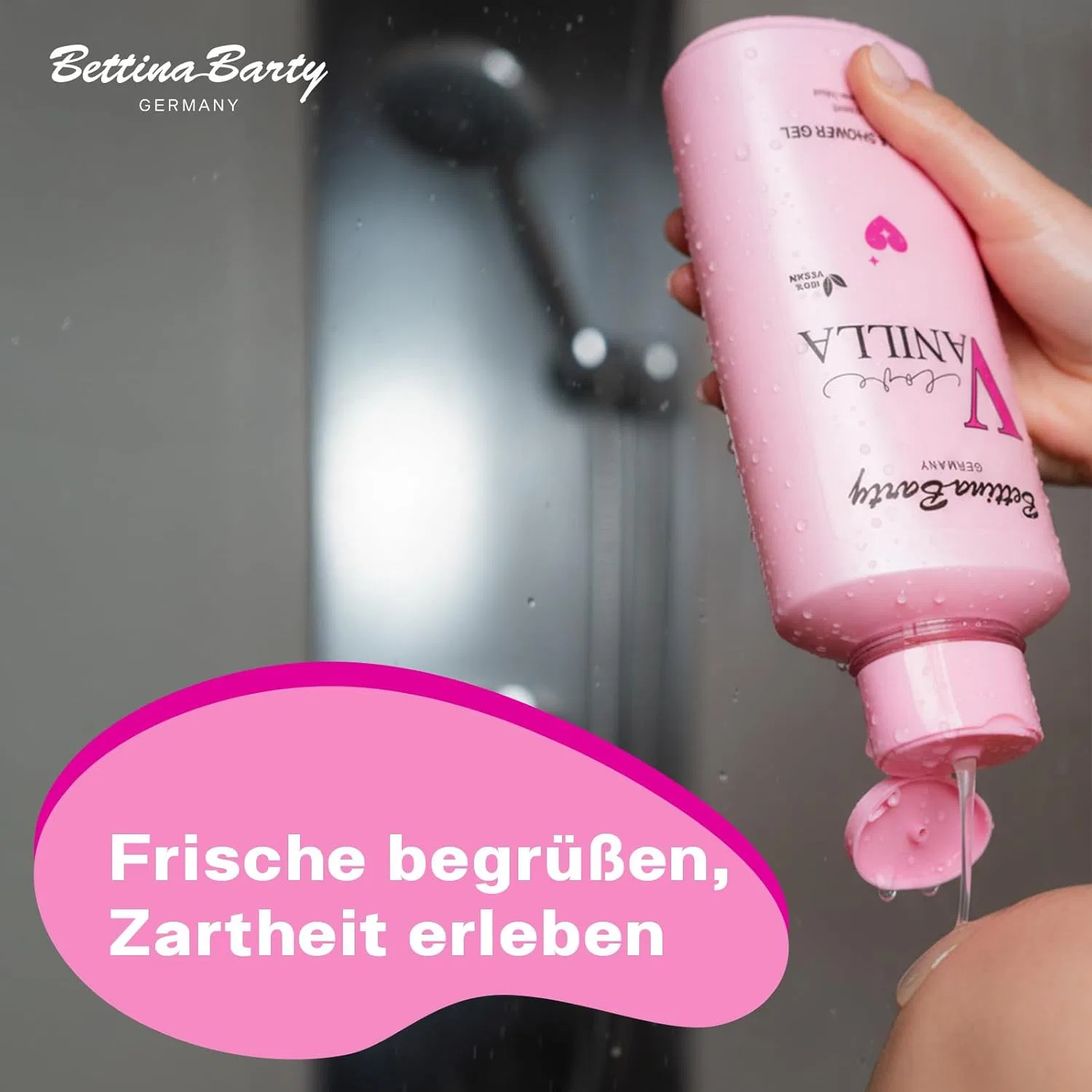 Гель для душа Love Vanilla, Bettina Barty, 12 x 500 мл, Pink — фото 4