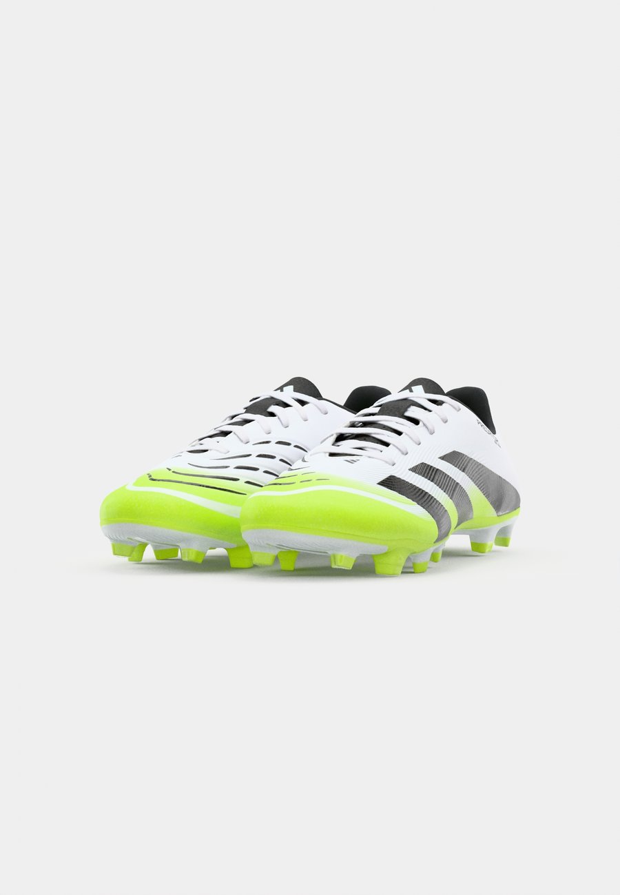 Кроссовки Adidas Performance PREDATOR CLUB FIRM GROUND/MULTI GROUND FOOTBALL BOOTS, Footwear White/Core Black/Lucid Lemon/White — фото 4