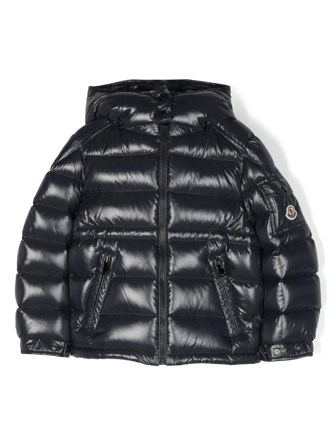 Пуховик с Падением Moncler, темно-синий