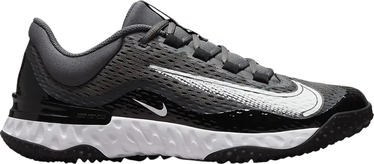 

Кроссовки Nike Alpha Huarache Elite 4 TF 'Black White', черный