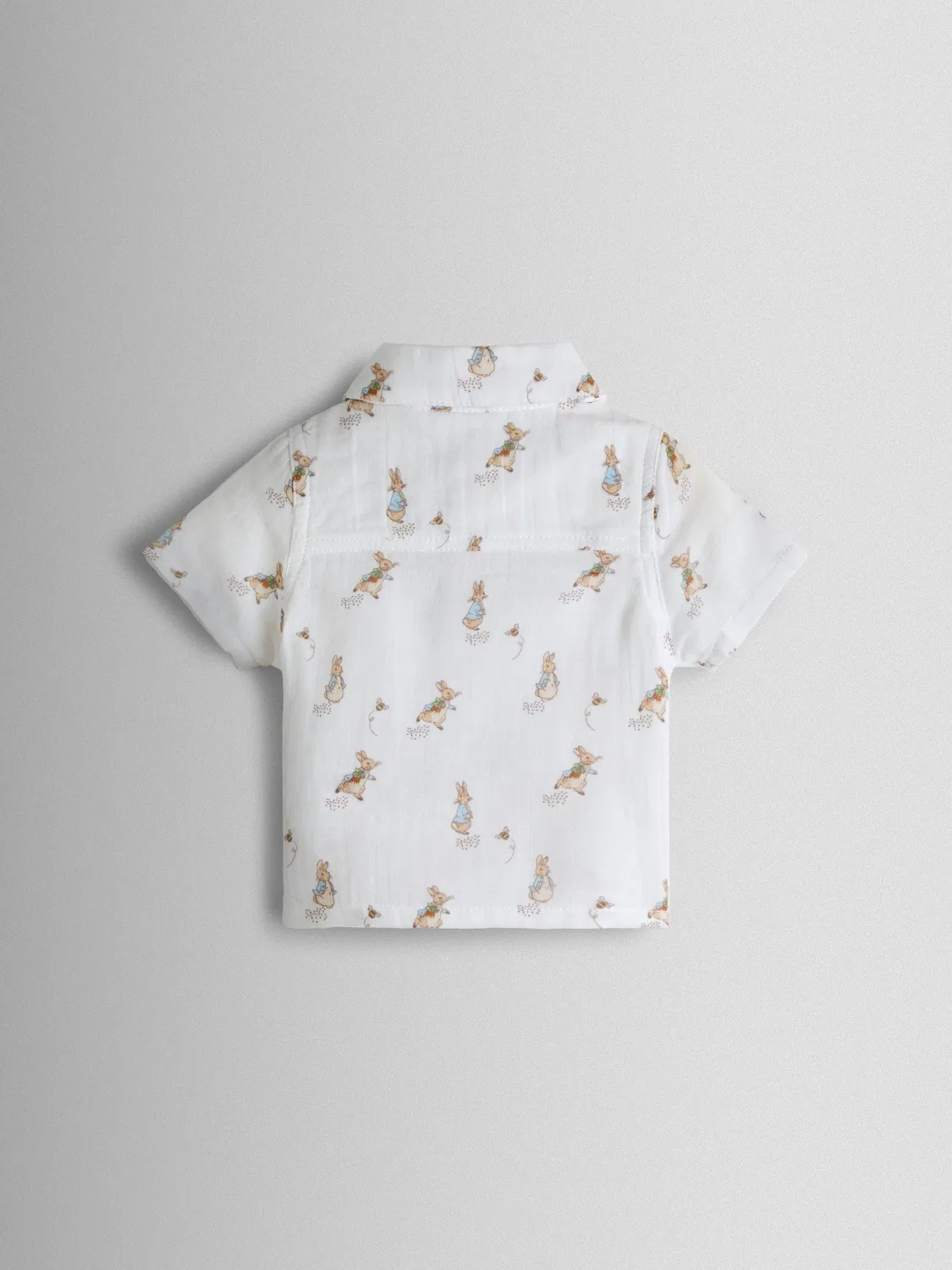 Комплект из рубашки и шорт с Питером Кроликом, Navy Peter Rabbit Jojo Maman Bébé — фото 3