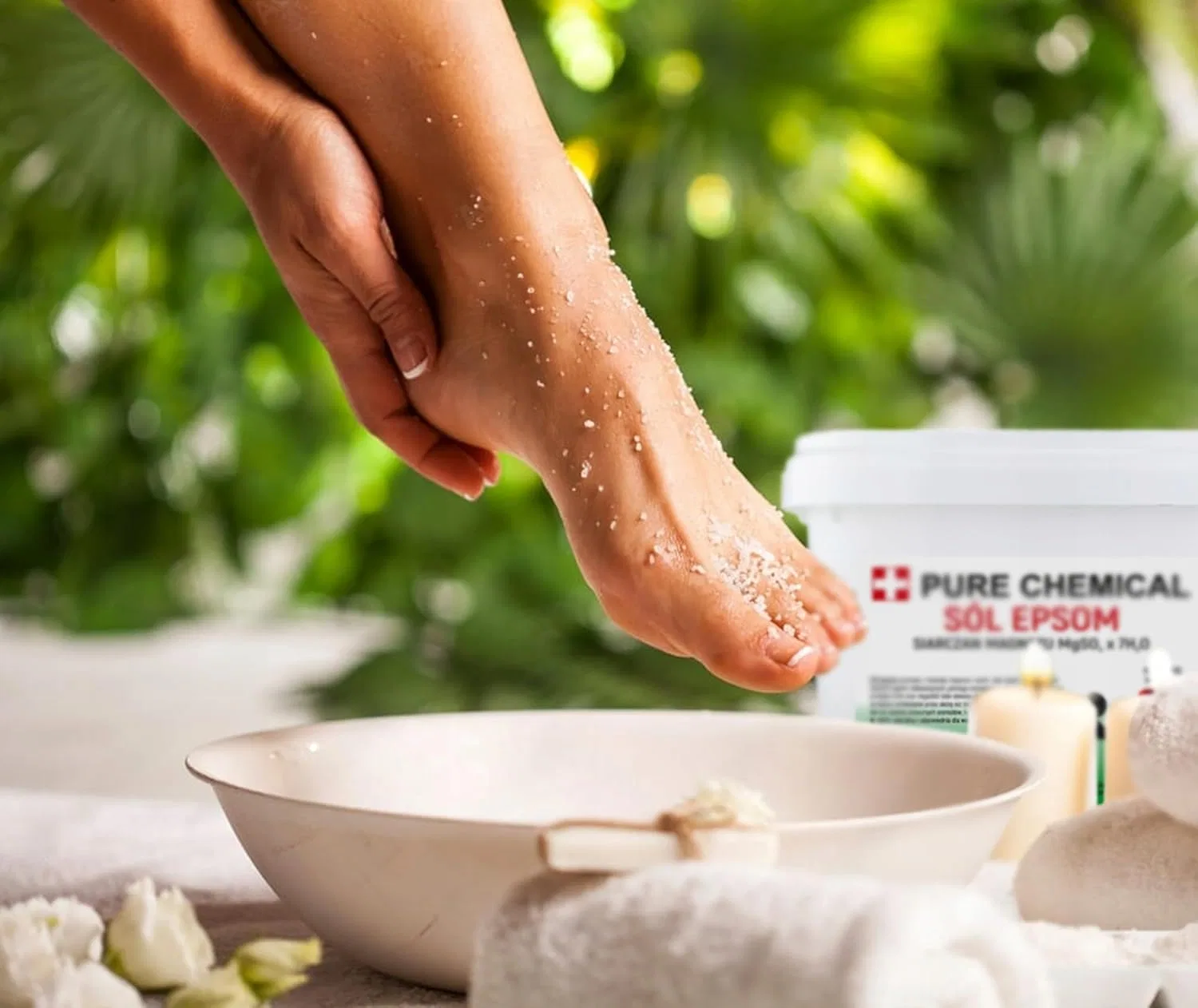 Соль для ванн Epsom Salt Magnesium Sulphate, PURE CHEMICAL by CHOSA, 25 кг, Epsom — фото 4