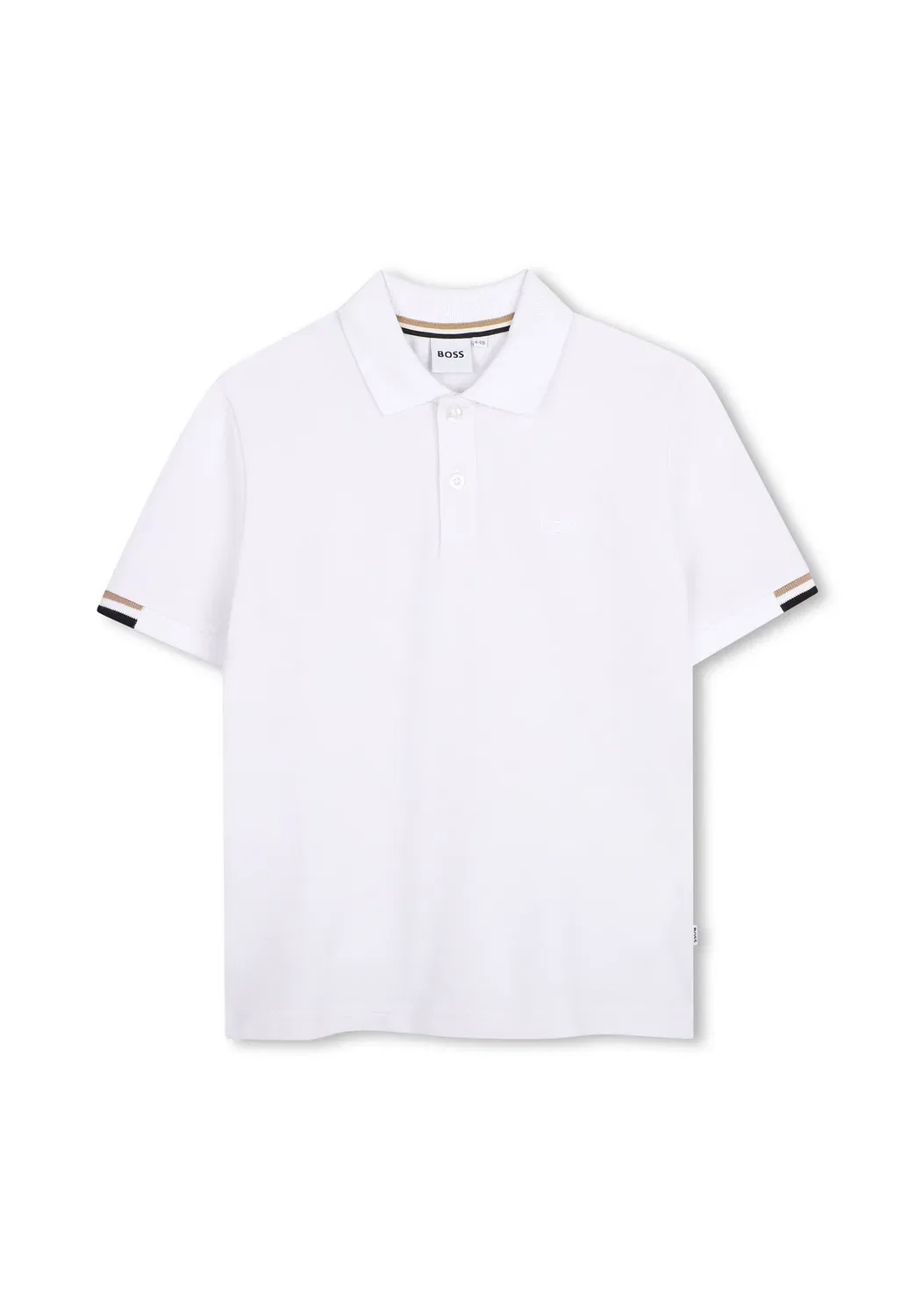 Polo manches Courtes - рубашка поло Boss Kidswear, Blanc
