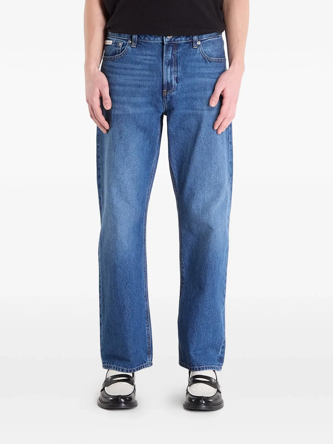 Прямые джинсы Calvin Klein, синий