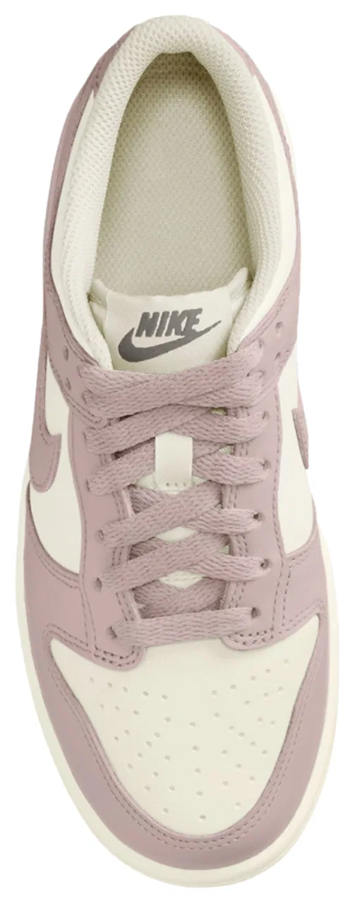 Кроссовки для девочек Dunk Low Nike, цвет Sail/Particle Rose — фото 3