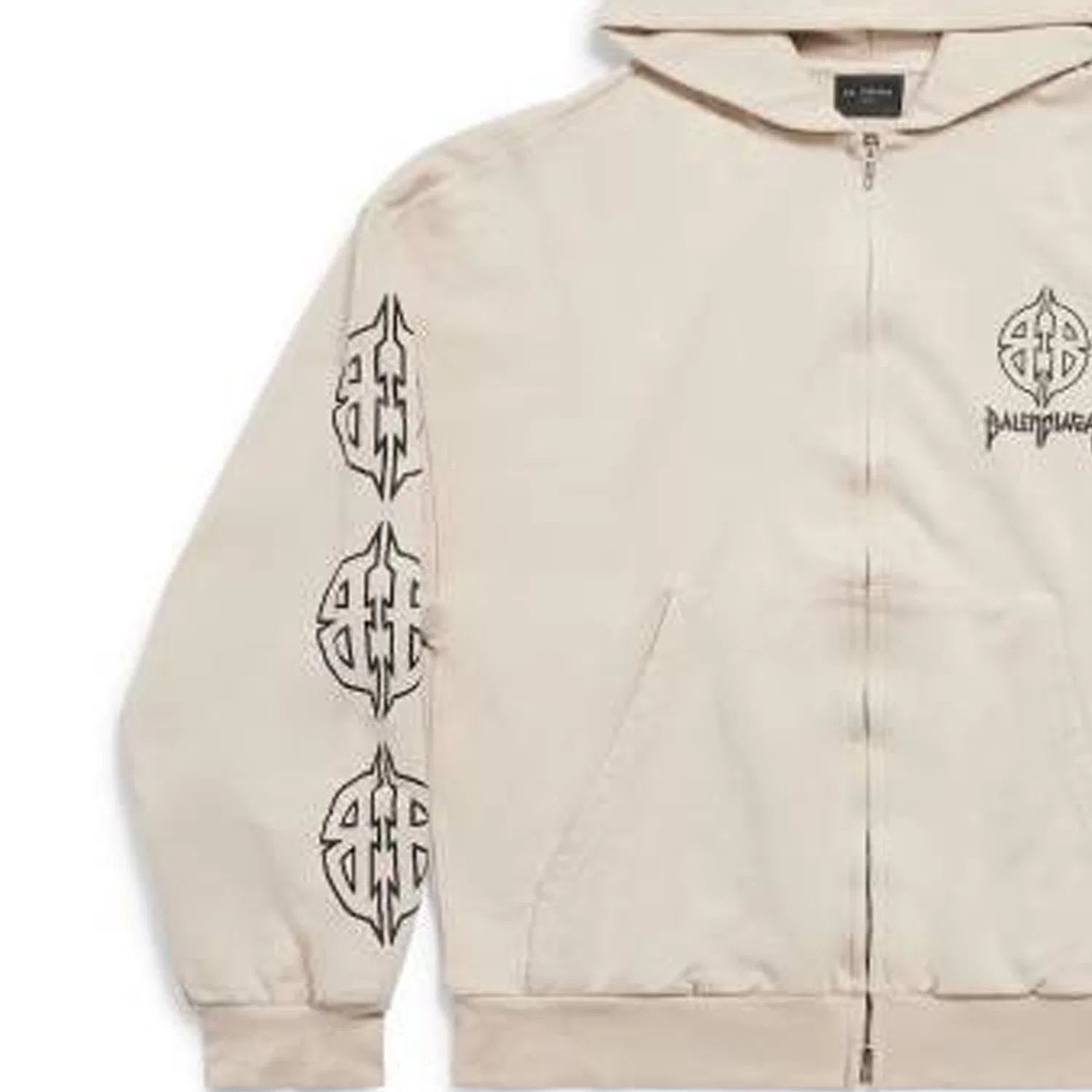 Свитшот Balenciaga Regular Fit Unisex, Khaki — фото 3