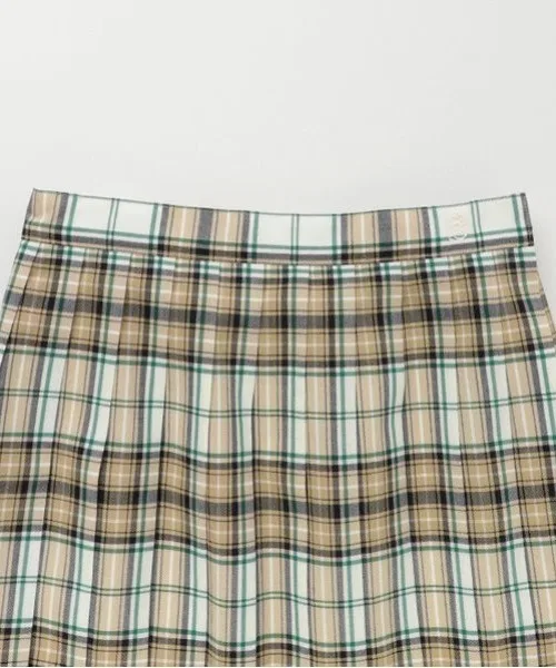 Детская юбка из шерстяной ткани с плиссе, модель TW, pom ponette junior, Красный — фото 3