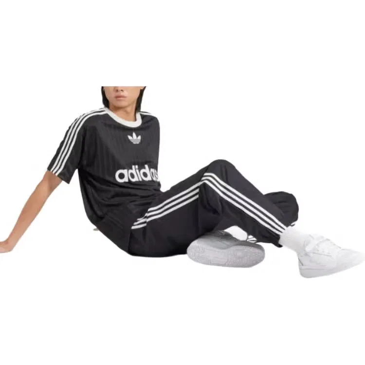 Футболка с принтом Adicolor Adidas, черный — фото 4