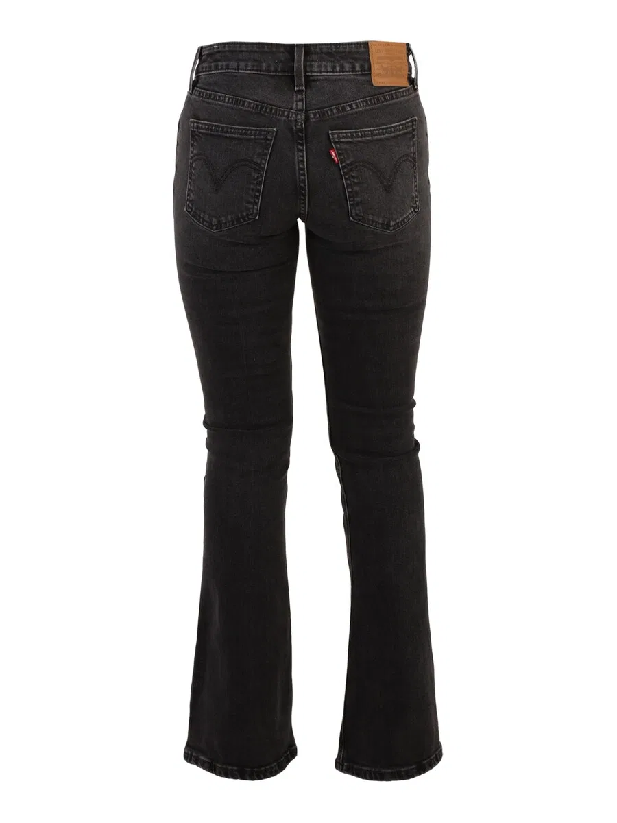 Джинсы LEVI'S Boot cut 'LOW SLIM BOOT' черного цвета — фото 2