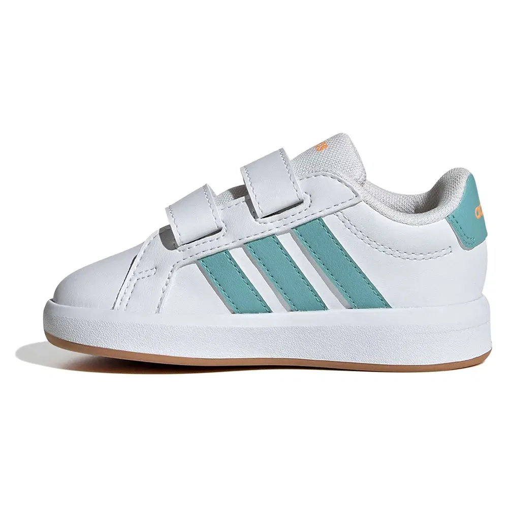 Кроссовки Adidas Grand Court 30 для малышей, белый — фото 4