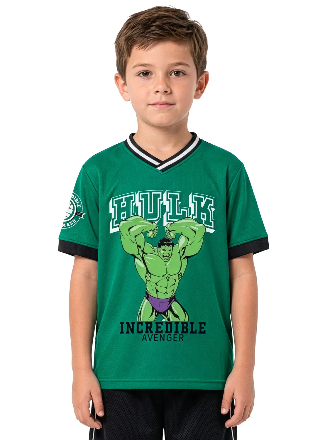 Футболка футбольная Marvel Incredible Hulk Character, зеленый — фото 2