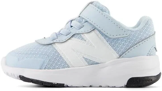 Детские кроссовки для мальчиков с липучкой Dynasoft 578 V1 New Balance, Bright Sky/White — фото 2