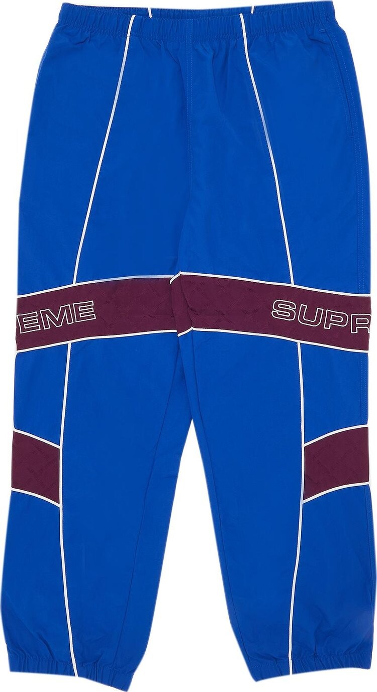 

Брюки Supreme Jacquard Panel Track Pant 'Royal', синий