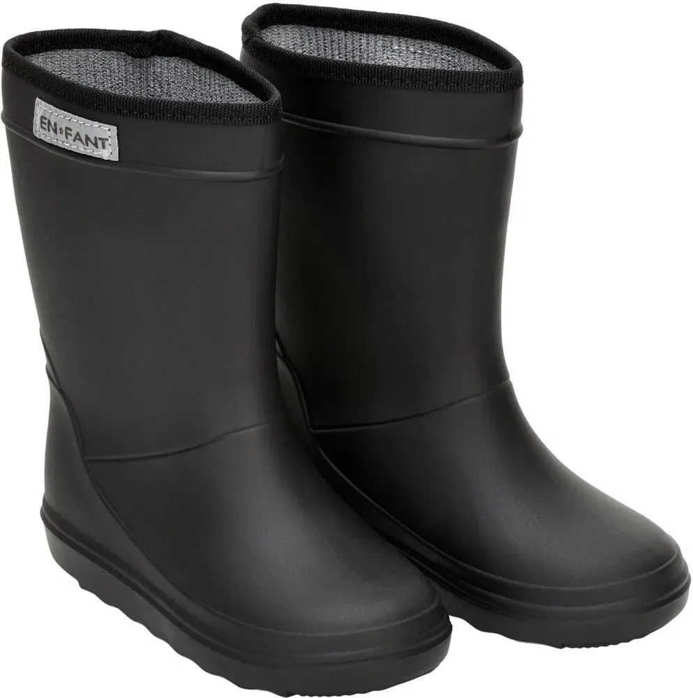 Резиновые сапоги для детей Rain Boots Solid En Fant, черный