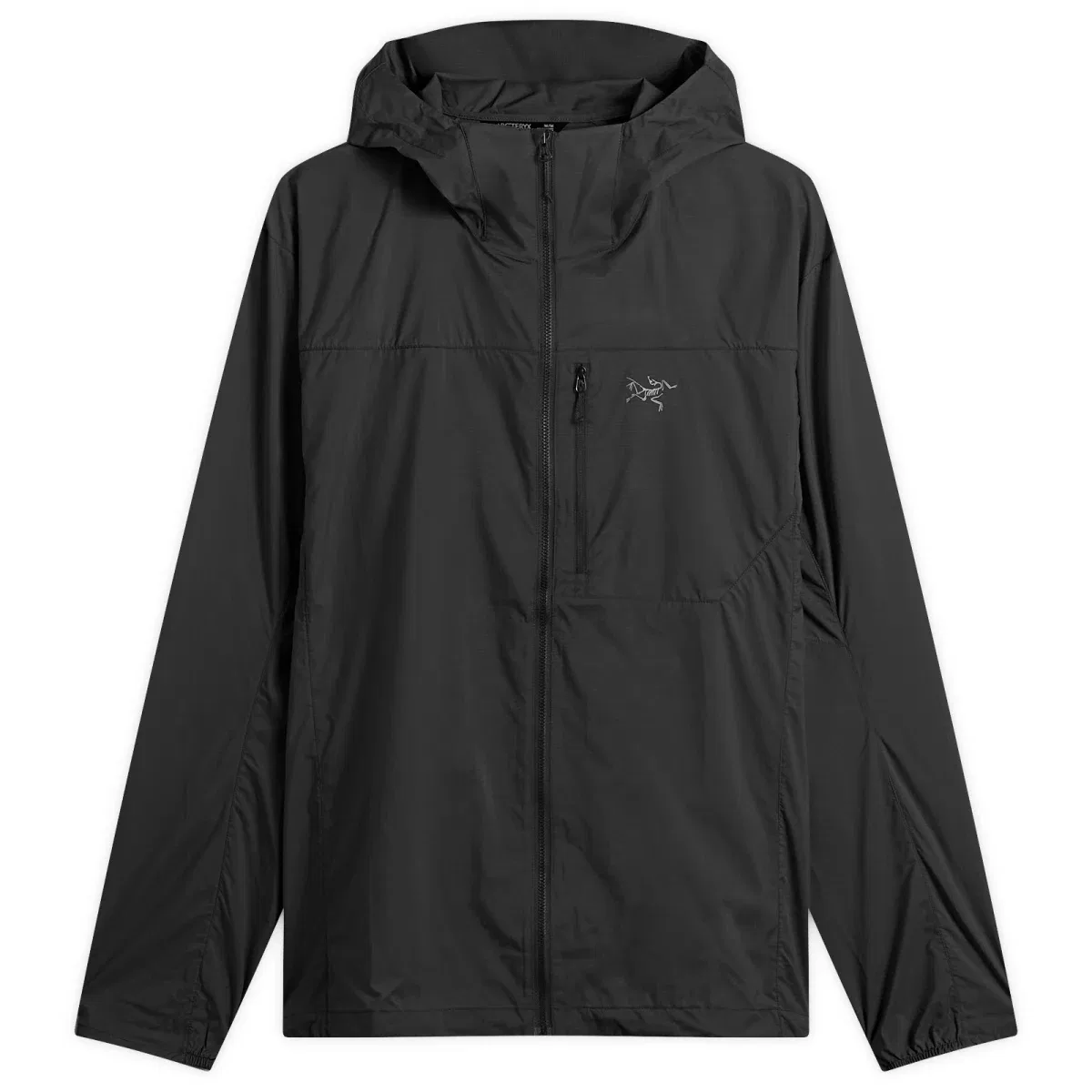 Ветрозащитная куртка Squamish Hooded Jacket Arcteryx, Black