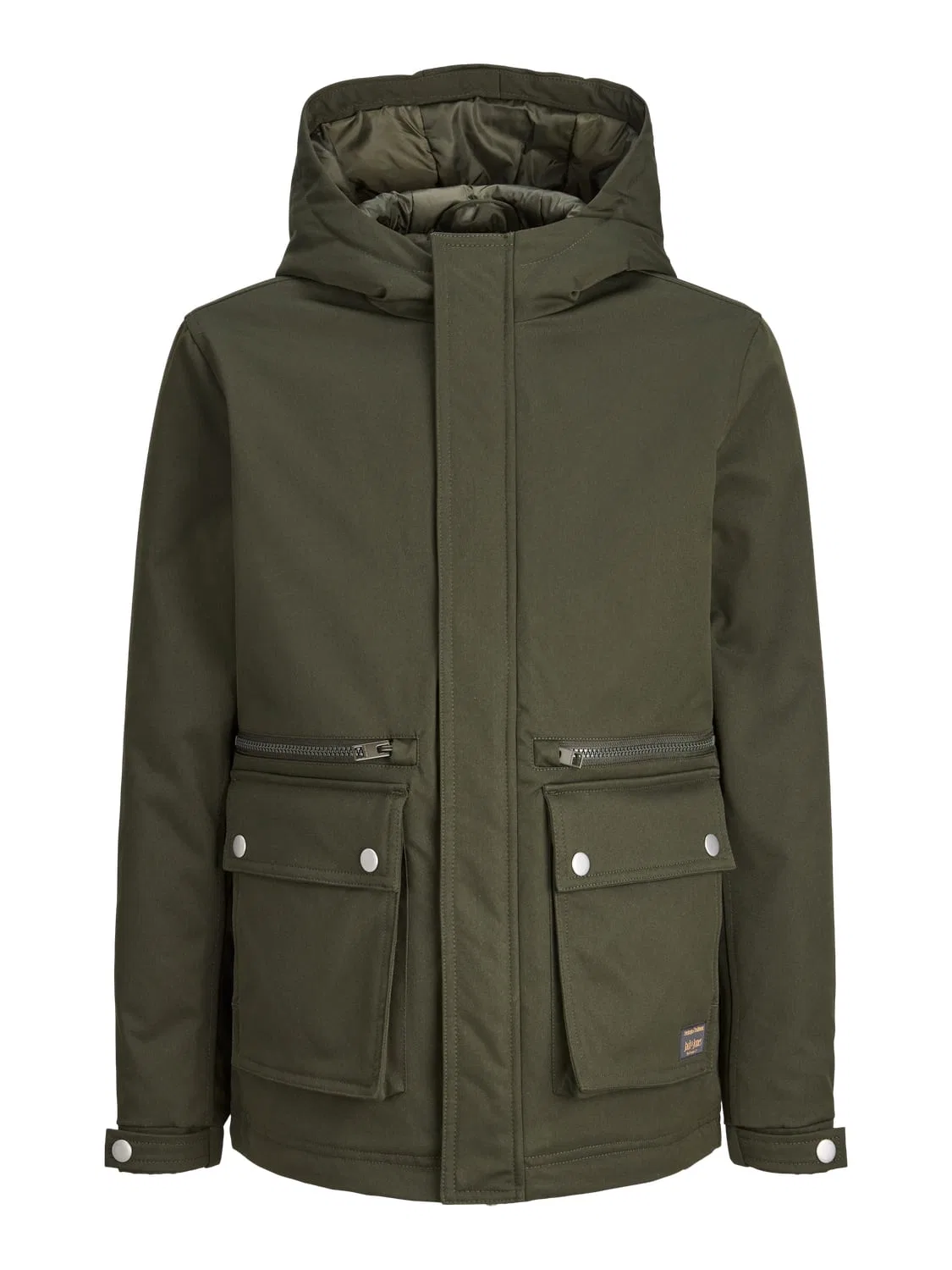 Парка зимняя Jjewolf Jack & Jones Junior, розовый