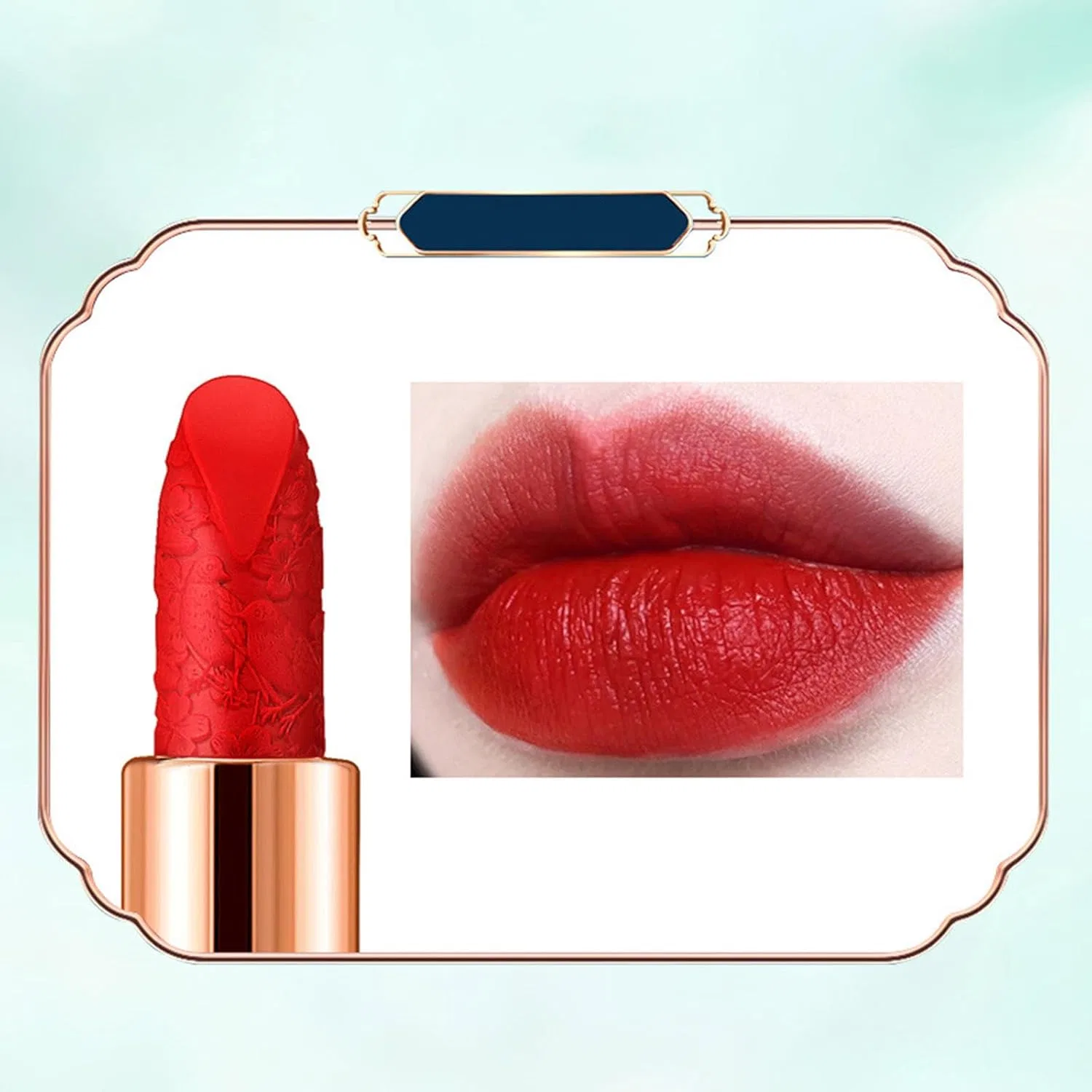 Губная помада матовая Lip Tint Opera объем 1 шт цвет D — фото 4