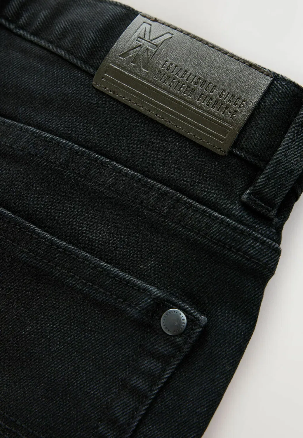 Эластичные джинсы - джинсы прямого кроя Next, Black Denim — фото 3