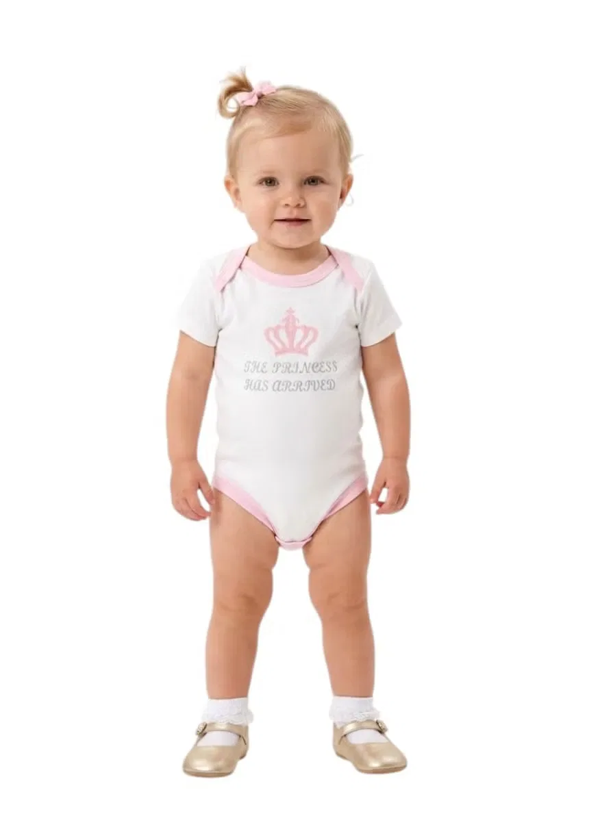 Боди-комбинезон с коротким рукавом, комплект из 5 предметов Little Princess Bambimici, разноцветный — фото 4