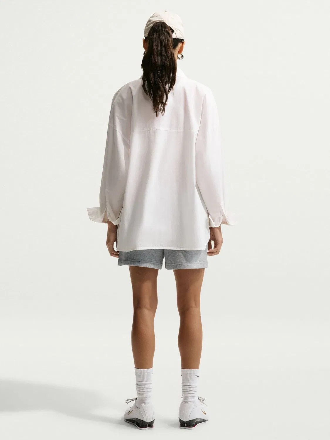 Шорты Nike Studio Fleece, фиолетовый — фото 4