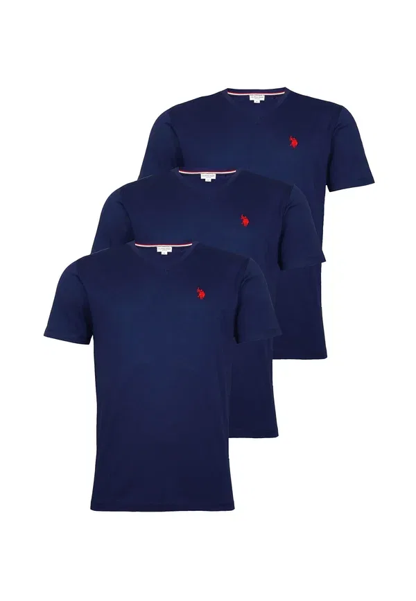 Футболка из хлопка Basic T-shirt U.S. Polo Assn, Dark Blue U.S. Polo Assn., темно-синий — фото 4