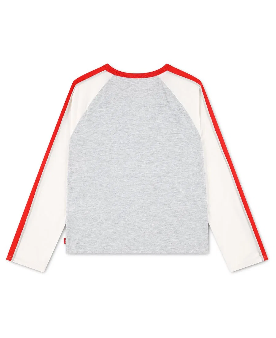 Футболка с длинным рукавом с принтом Levi's, Light Gray — фото 2