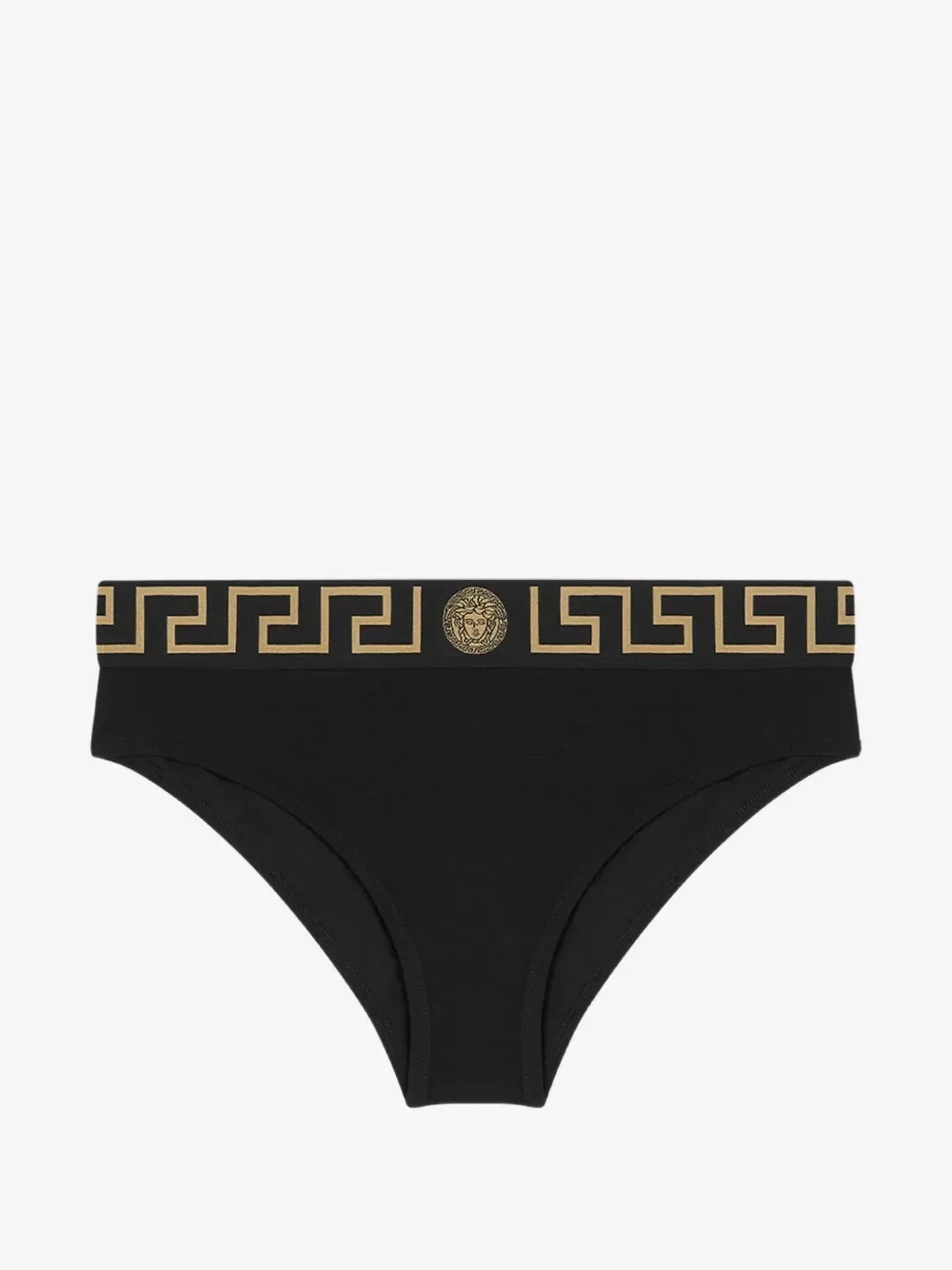Жаккардовые трусы-брифы VERSACE, черный