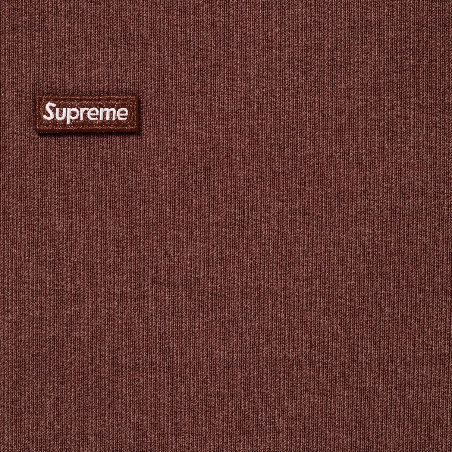 Свитшот на молнии с капюшоном Supreme Small Box, Brown — фото 2
