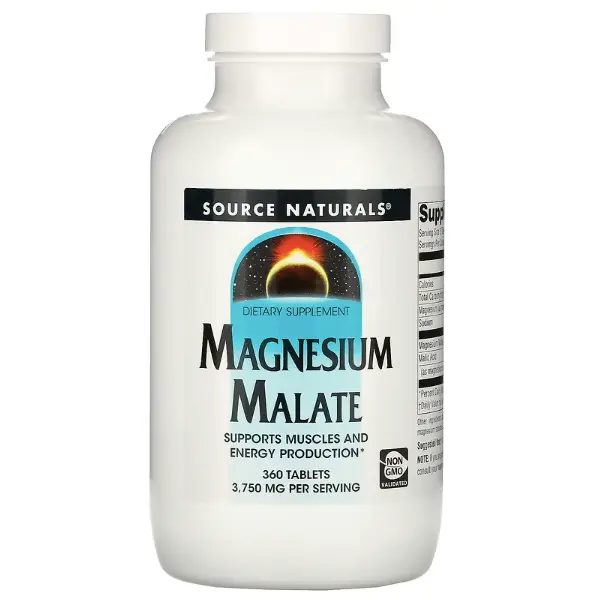 

Малат магния 3750 мг 360 таблеток Source Naturals