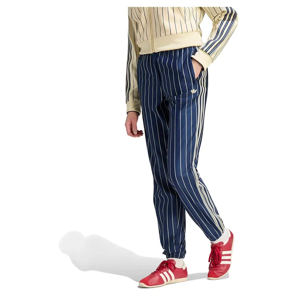 Спортивные брюки Pinstripe Firebird Track Adidas Originals, синий