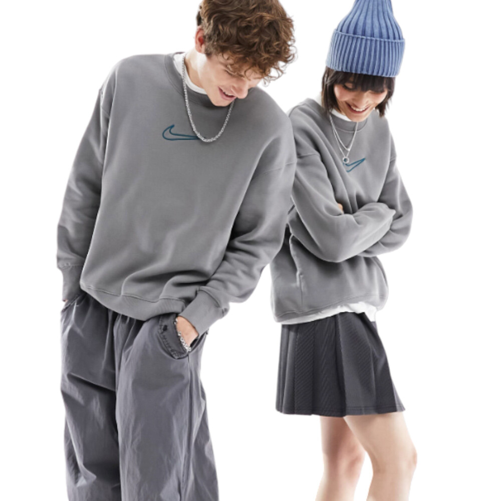 

Свитшот Nike Midi Swoosh Unisex, серый