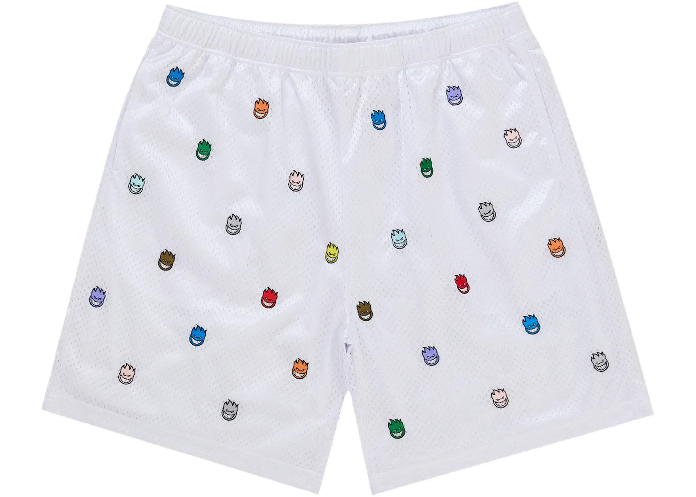 Мужские шорты из сетки Spitfire Mesh Short Supreme, White — фото 2