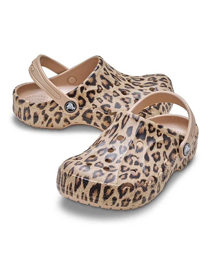 Шлепанцы Baya Crocs, бежевый